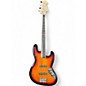 Used 2006 Squier Vintage Modified Fretless Jazz Bass 2 Tone Sunburst Electric Bass Guitar thumbnail