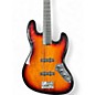 Used 2006 Squier Vintage Modified Fretless Jazz Bass 2 Tone Sunburst Electric Bass Guitar