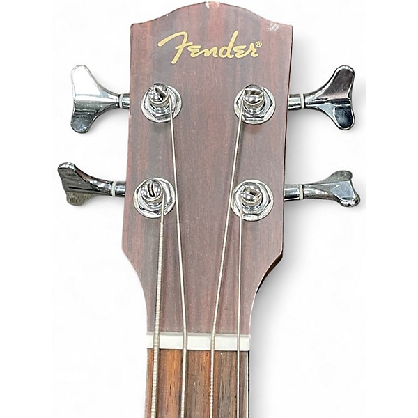 Used 2014 Fender cb100ce Natural Acoustic Bass Guitar