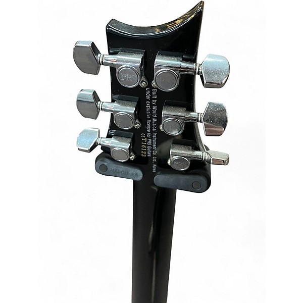 Used PRS SE Custom 24 Trans Black Solid Body Electric Guitar