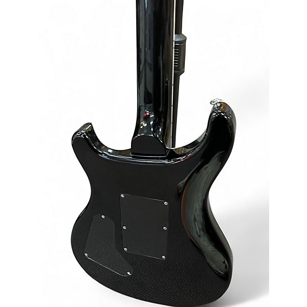 Used PRS SE Custom 24 Trans Black Solid Body Electric Guitar