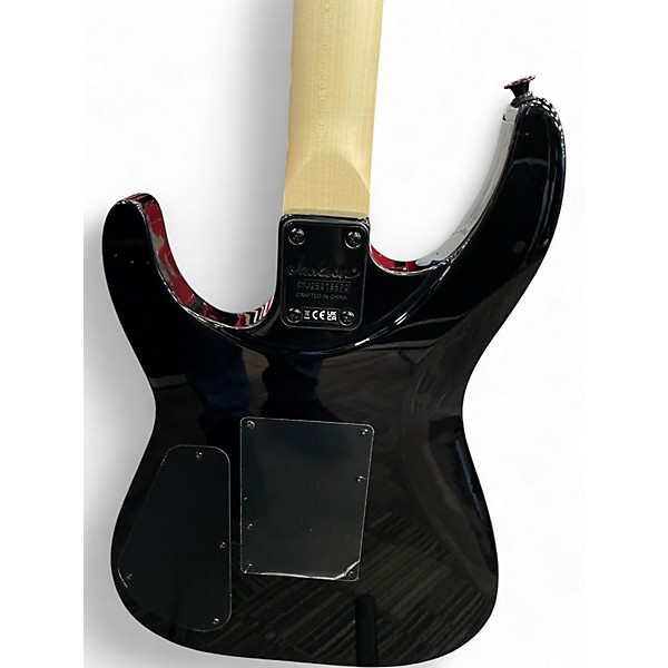 Used Jackson JS32 Dinky Trans Black Solid Body Electric Guitar