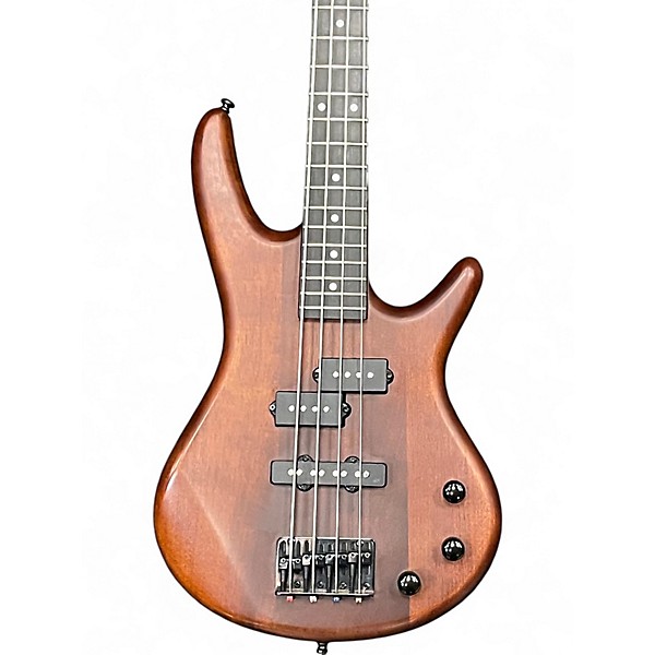 Used 2022 Ibanez GSRM20 Mikro Short Scale Walnut Electric Bass Guitar