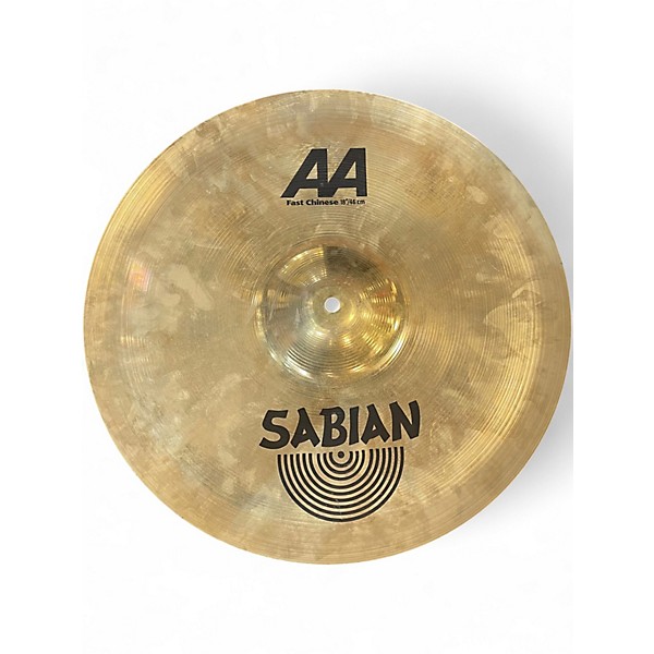 Used SABIAN 18in FAST CHINESE  Cymbal
