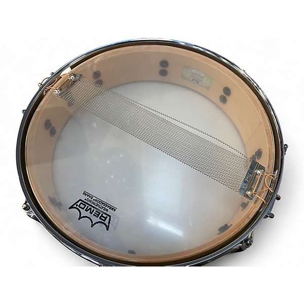 Used Pearl 3X13 Power Piccolo Snare Gold Drum