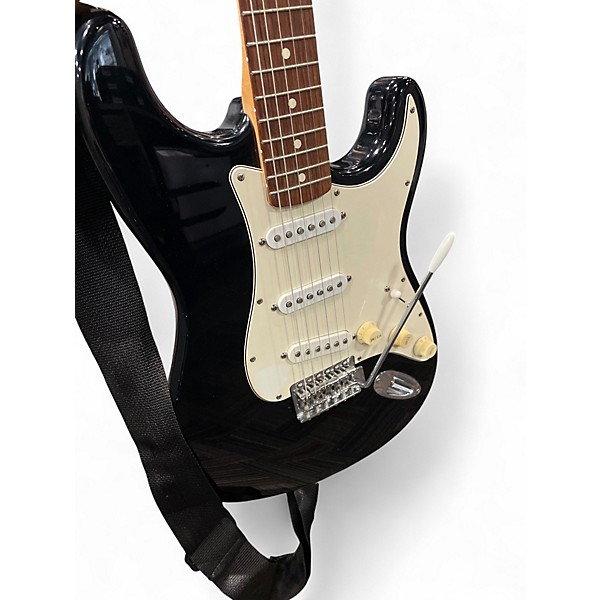Used Fender Standard Stratocaster Black Solid Body Electric Guitar