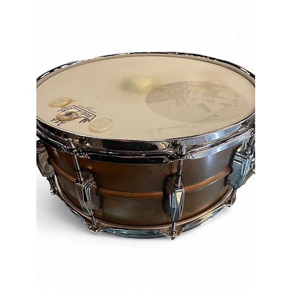 Used Ludwig 14X6.5 copper phonic Copper Drum