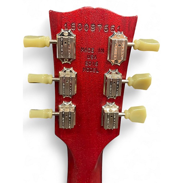 Used 2016 Gibson Les Paul Studio Worn Cherry Solid Body Electric Guitar