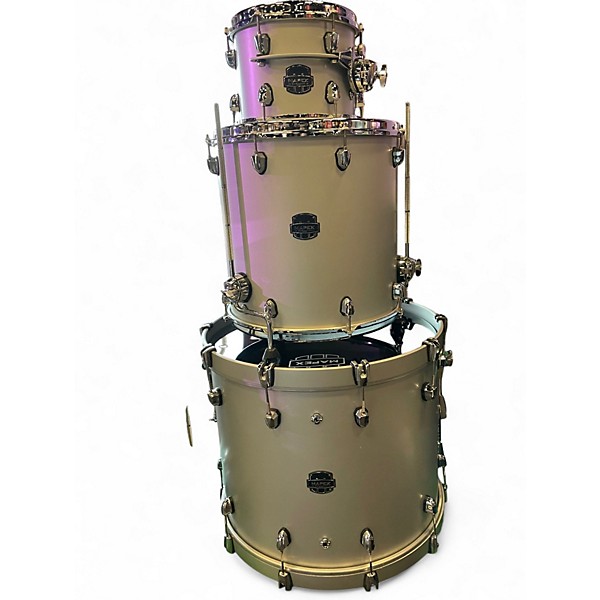 Used Mapex 5 Piece Saturn Evolution Birch Iridium Silver Drum Kit