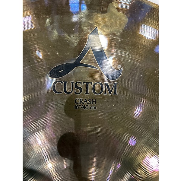 Used Zildjian 16in A Custom Crash Cymbal