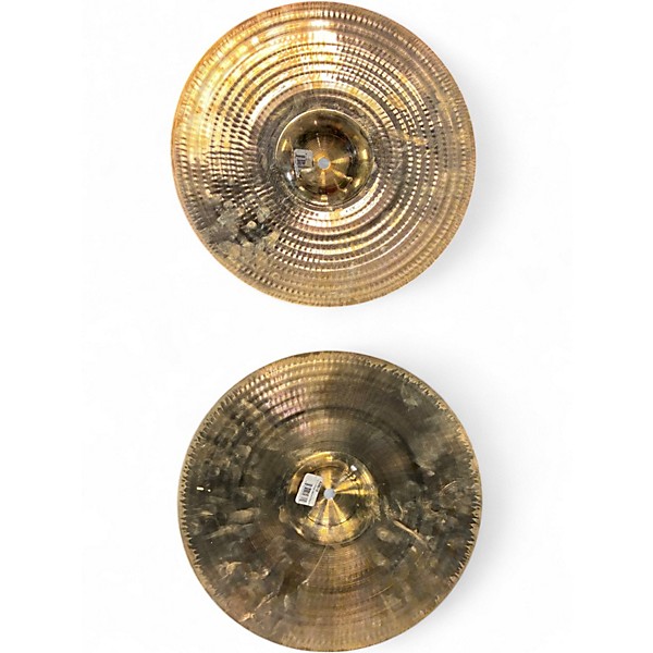 Used Zildjian 14in A Custom Hi Hat Pair Cymbal
