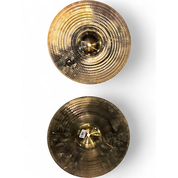 Used Zildjian 14in A Custom Hi Hat Pair Cymbal