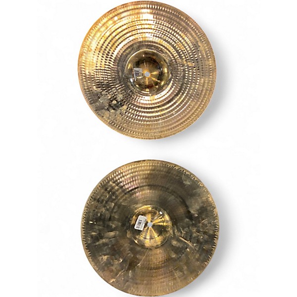 Used Zildjian 14in A Custom Hi Hat Pair Cymbal