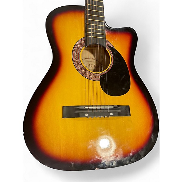 Used Cresent Guitars CLASSIC CUTAWAY 2 Color Sunburst Acoustic Guitar