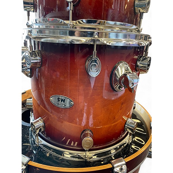 Used PDP by DW 4 Piece M5 2 Tone Sunburst Drum Kit