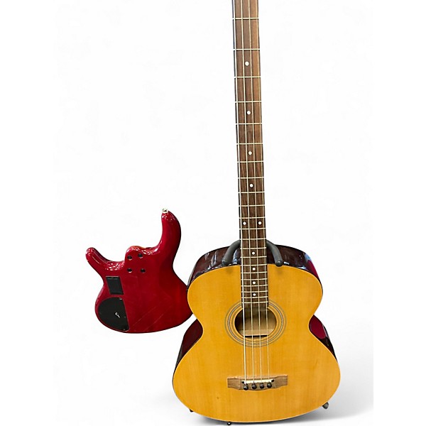 Used Johnson jg622e Natural Acoustic Bass Guitar