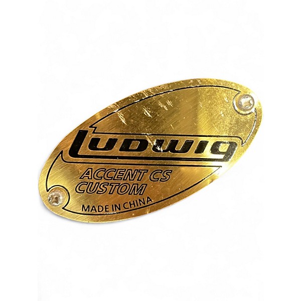 Used Ludwig 4 Piece Accent Black Drum Kit