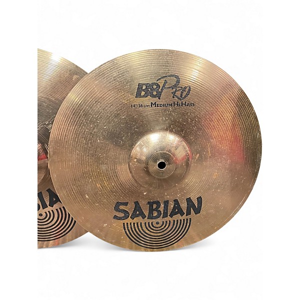 Used SABIAN 14in B8 Pro Hi Hat Pair Cymbal