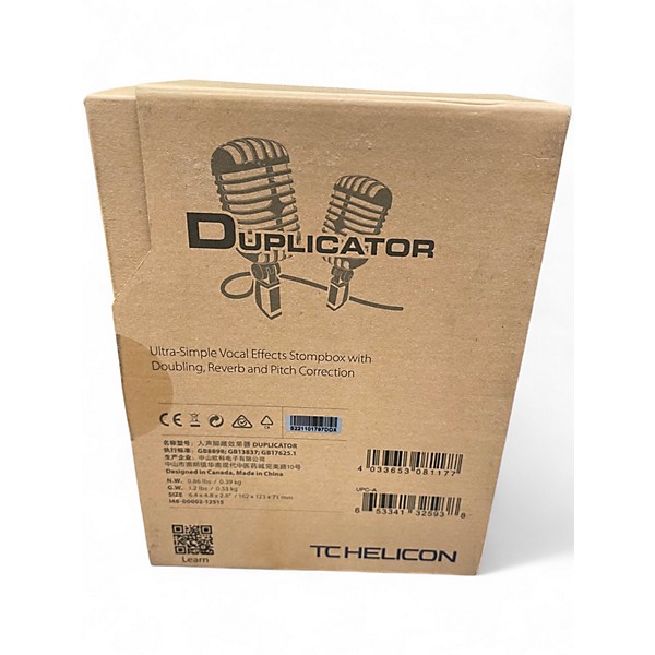 Used TC Helicon Duplicator Effect Pedal