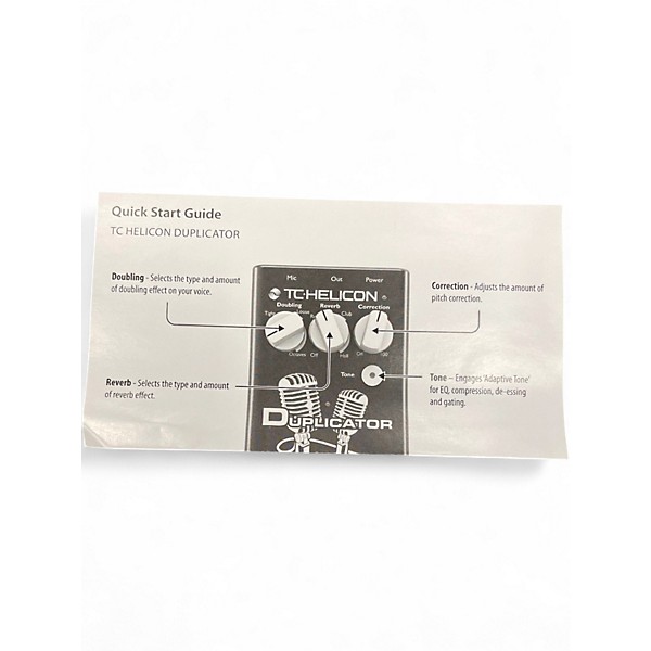 Used TC Helicon Duplicator Effect Pedal