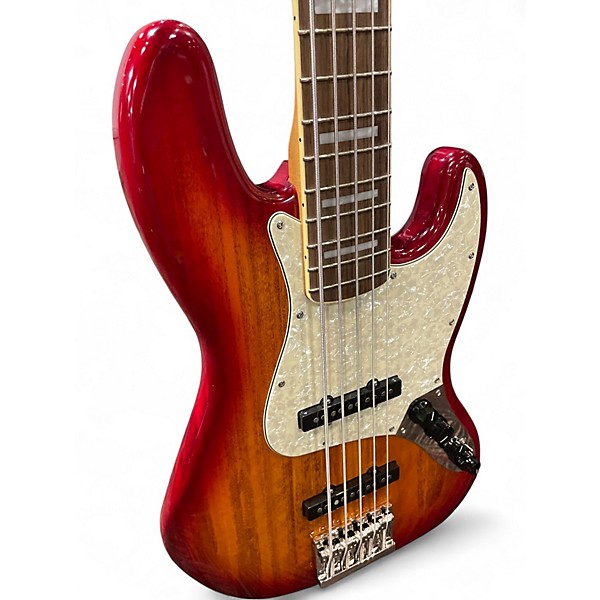 Used Squier Classic Vibe Active '70s Jazz Bass V Bass SIENNA SUNBURST Electric Bass Guitar