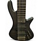 Used Schecter Guitar Research Stiletto Studio 6 String Black Electric Bass Guitar