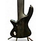 Used Schecter Guitar Research Stiletto Studio 6 String Black Electric Bass Guitar