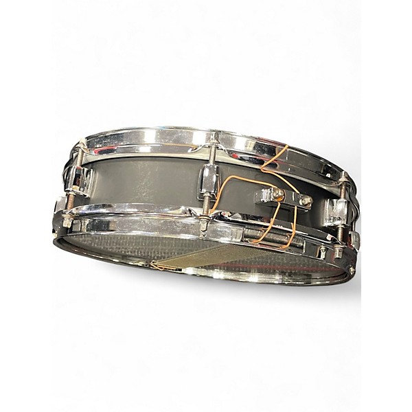 Used Pearl 13X3 PICCOLO STEEL SNARE DRUM Black Drum