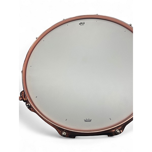 Used DW 14in COLLECTOR SERIES Black over Brass Drum