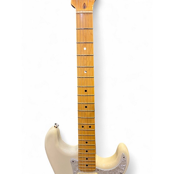 Used 2022 Fender American Pro II Strat Olympic White Solid Body Electric Guitar