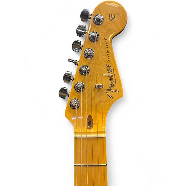 Used 2022 Fender American Pro II Strat Olympic White Solid Body Electric Guitar