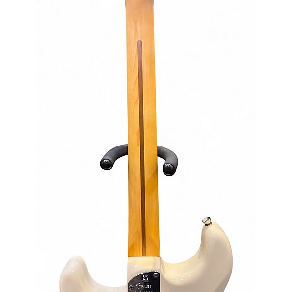 Used 2022 Fender American Pro II Strat Olympic White Solid Body Electric Guitar