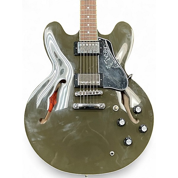 Used Epiphone INSPIRED BY ES335 OLIVE DRAB Hollow Body Electric Guitar