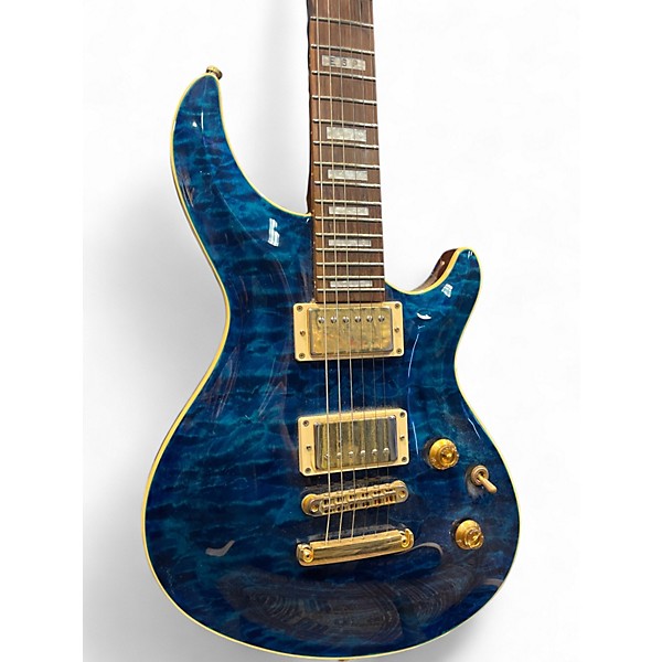 Used ESP E-II Mystique BLUE Solid Body Electric Guitar