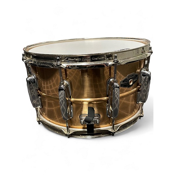Used TAMA 8X14 POWER BRASS BRONZE Drum