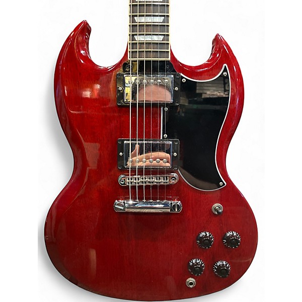 Used 2017 Gibson SG Red Solid Body Electric Guitar