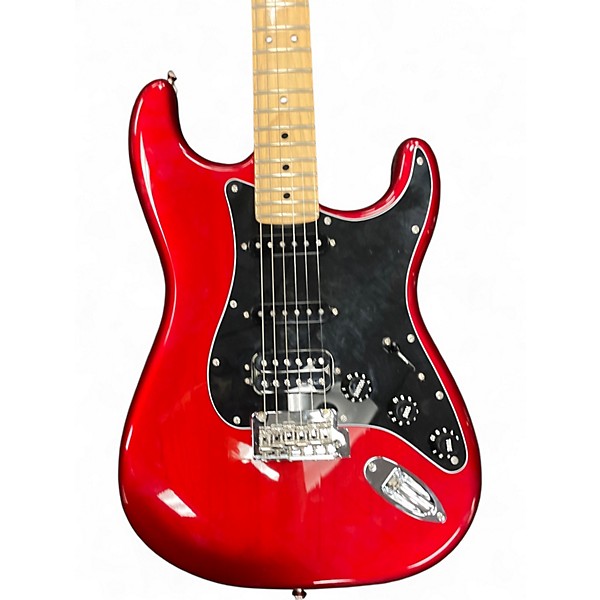 Used Fender Modded Player Candy Apple Red Solid Body Electric Guitar
