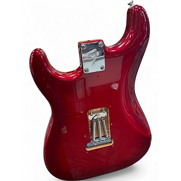 Used Fender Modded Player Candy Apple Red Solid Body Electric Guitar