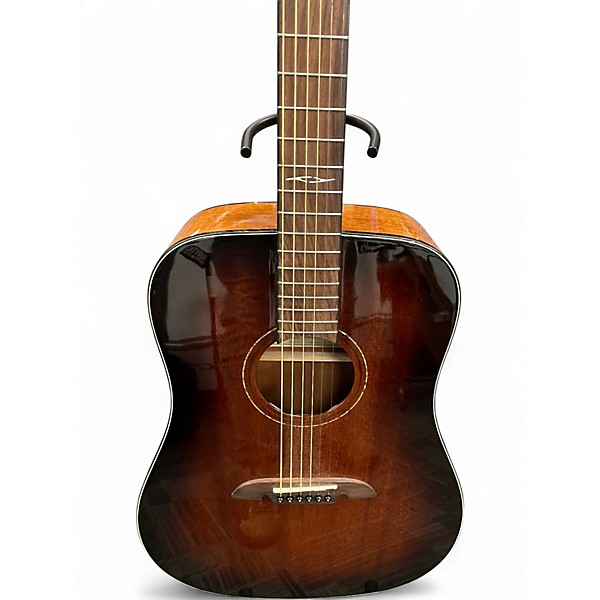 Used 2015 Alvarez AD660ESB Dreadnought shadow burst Acoustic Electric Guitar