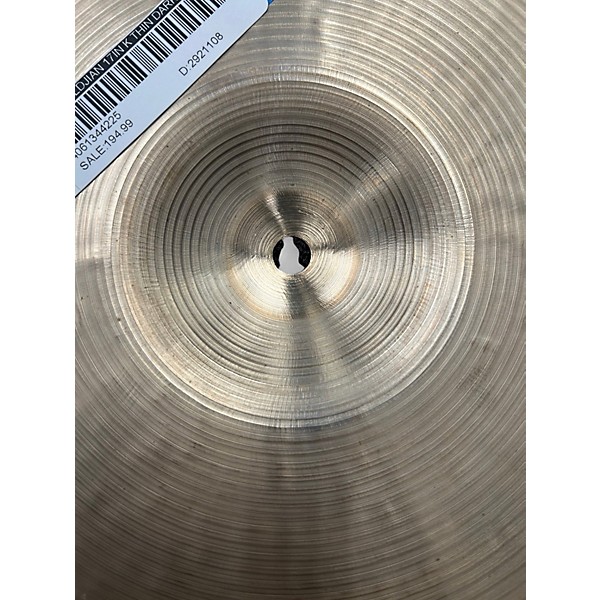 Used Zildjian 17in K Thin Dark Crash Cymbal