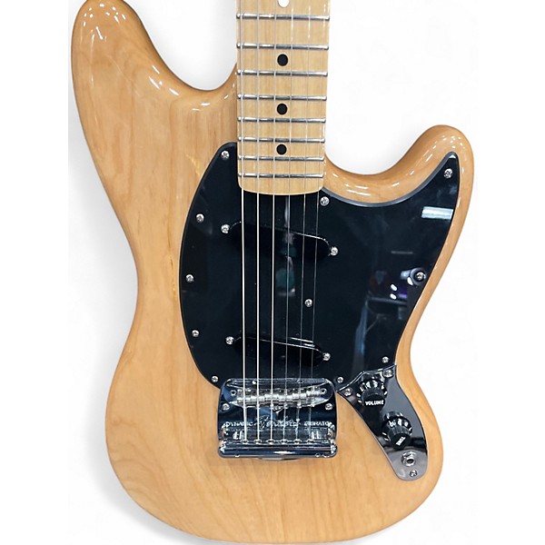 Used Fender BEN GIBBARD MUSTANG Natural Solid Body Electric Guitar