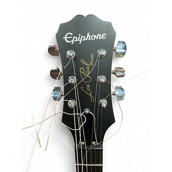 Used Epiphone Les Paul Junior Yellow Solid Body Electric Guitar