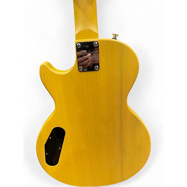 Used Epiphone Les Paul Junior Yellow Solid Body Electric Guitar