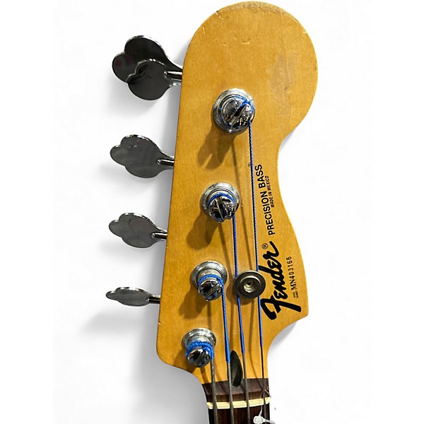 Used 1990s Fender 90s MIM  P-bass Black Electric Bass Guitar