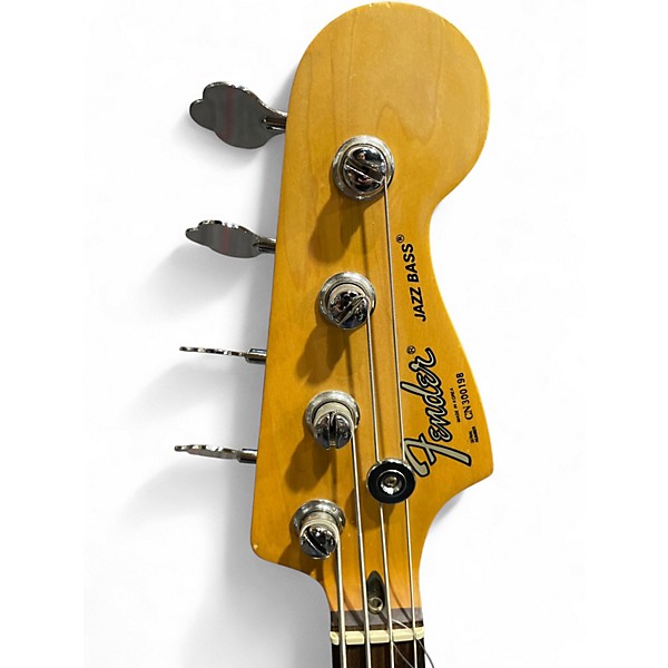 Used 1990s Fender 90s Korean Jazz Bass Yellow  Electric Bass Guitar
