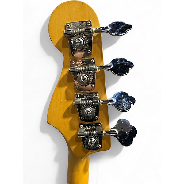 Used 1990s Fender 90s Korean Jazz Bass Yellow  Electric Bass Guitar