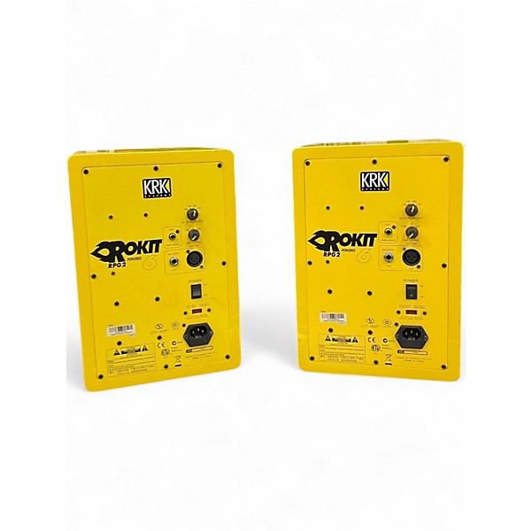 Used KRK Rocket 6 RPG 6 Yellow Edition Powered Monitor