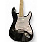 Used Squier STRATOCASTER BLACK Solid Body Electric Guitar