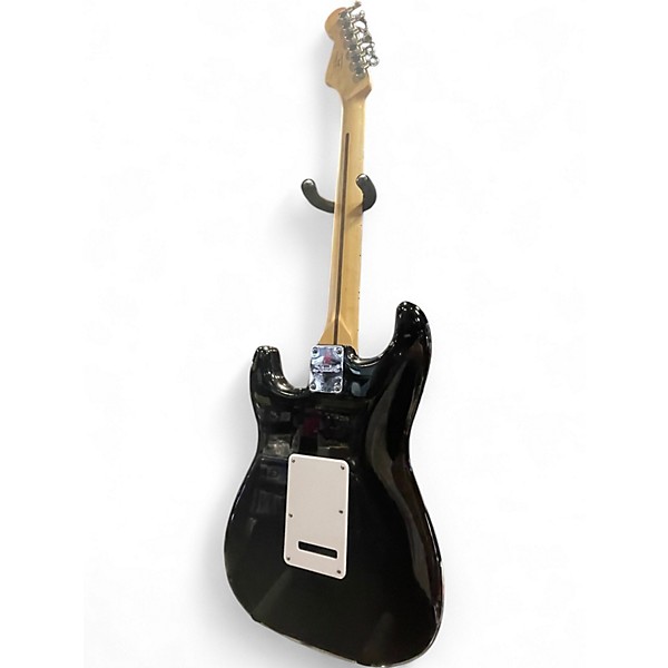 Used Squier STRATOCASTER BLACK Solid Body Electric Guitar