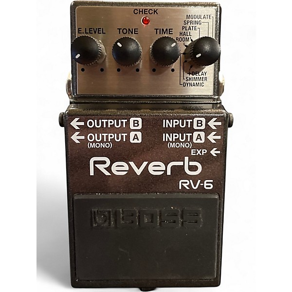 Used BOSS RV6 Digital Reverb Effect Pedal